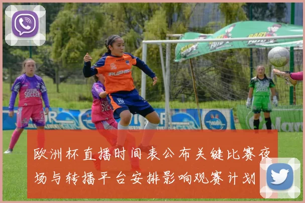 欧洲杯直播时间表公布关键比赛夜场与转播平台安排影响观赛计划