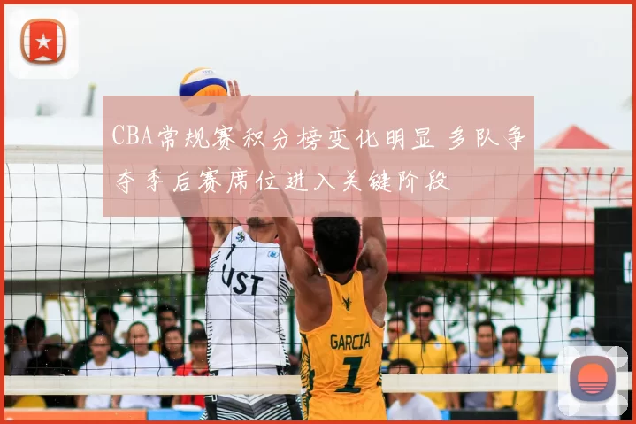 CBA常规赛积分榜变化明显 多队争夺季后赛席位进入关键阶段